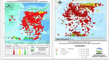 Sulawesi dan Sebagian Kalimantan Diguncang Gempa 3.214 Kali Selama 2023