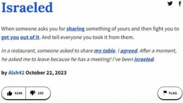 Urban Dictionary Munculkan Bahasa Gaul "Israeled", Ini Arti dan Penggunaannya