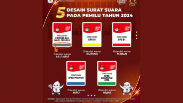 5 Jenis Surat Suara Pemilu 2024 dan Perbedaannya, Wajib Diketahui Pemilih!
