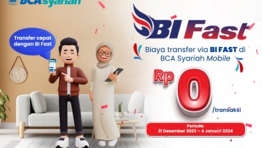 BCA Syariah Bebaskan Biaya Transfer BI FAST untuk Kemudahan Nasabah