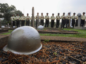 Sambut HUT ke-43 Satpam Nasional, Tabur Bunga Digelar di Taman Makam Pahlawan Kalibata