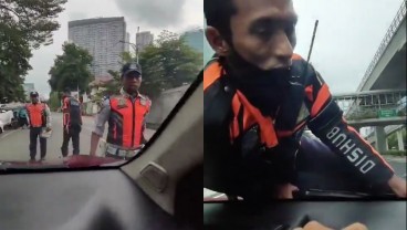 Viral di Twitter, Oknum Dishub Bentak Pengendara hingga Panjat Kap Mobil, Endingnya Kocak