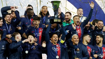 Bekuk Toulouse, PSG Menangi Piala Super Prancis Ke-12