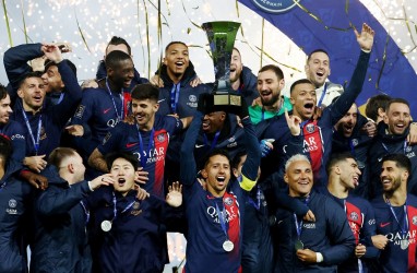 Bekuk Toulouse, PSG Menangi Piala Super Prancis Ke-12