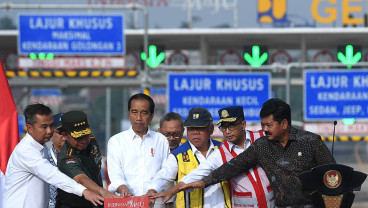 Presiden Jokowi Meresmikan Tol Pamulang-Cinere-Raya Bogor