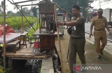 Temanggung Tertibkan Lapak Pedagang Kaki Lima