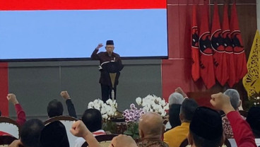 Respons PDIP Soal Pose Tiga Jari Wapres Ma'ruf Amin di HUT ke-51 PDIP