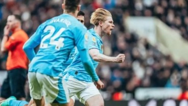 Manchester City Vs Newcastle 3-2, De Bruyne jadi Super Sub