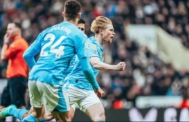 Manchester City Vs Newcastle 3-2, De Bruyne jadi Super Sub