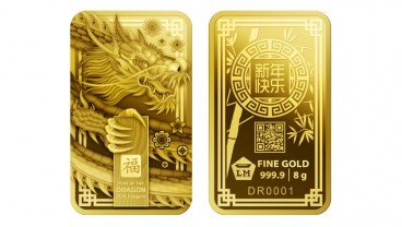 Emas Antam Imlek Shio Naga 3D Dilengkapi QR Code, Makin Aman