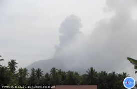 Gunung Ibu di Halmahera Meletus, Abu Vulkanik Terlontar Setinggi 1.000 Meter