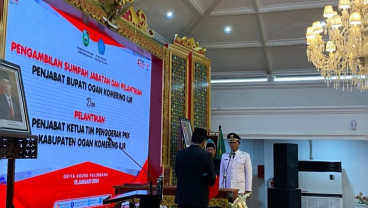 Resmi Lantik Pj Bupati OKI, Pj Gubernur Ingatkan Penanganan Karhutla Hingga Inflasi