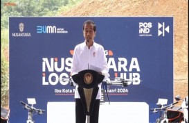 Jokowi Groundbreaking Nusantara Logistik Hub Pos Indonesia di IKN