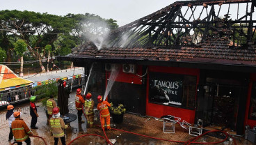 Kebakaran Tempat Karaoke di Madiun