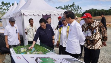 Tinjau Training Center PSSI di IKN, Erick Thohir Optimistis Rampung Mei