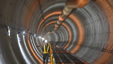 Pembangunan Fase 2A MRT Jakarta Thamrin-Kota