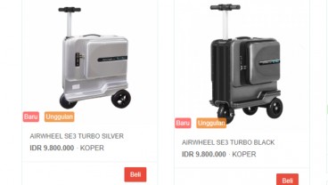 Segini Harga Koper Airwheel, Seri Termahal Bisa Buat DP Rumah Lho!