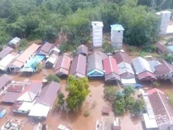 Banjir di Kalimantan Tengah Meluas
