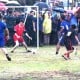 Presiden Jokowi Bermain Bola saat Hujan dengan Sejumlah Remaja