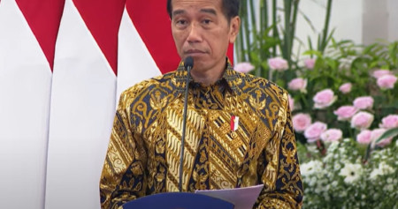 Presiden Joko Widodo (Jokowi) dalam acara penyerahan Kredit Usaha Rakyat (KUR) Klaster di Istana Negara, (19/12/2022). Youtube Setpres RI.