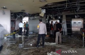 Gambaran Kerusakan Akibat Ledakan di RS Semen Padang