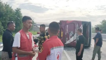 Bus Rombongan Partai Hanuara Kecelakaan di Tol Ngawi: Empat Luka, 2 Meninggal