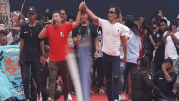 Ikut Kampanye Ganjar di Bogor, Anang Hermansyah Reuni Bareng Slank