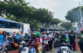 Situasi Lalin di GBK Jelang Kampanye Akbar Prabowo-Gibran, Sabtu (10/2)