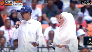 Jadi MC di Kampanye Akbar Anies-Cak Imin di JIS, Feni Rose Jadi Trending Topic