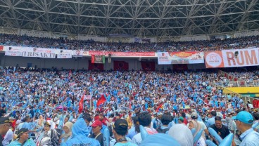 Massa Pendukung Prabowo-Gibran Membeludak di GBK, TKN: Di Luar Prediksi