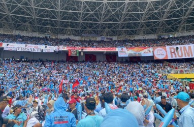Massa Pendukung Prabowo-Gibran Membeludak di GBK, TKN: Di Luar Prediksi