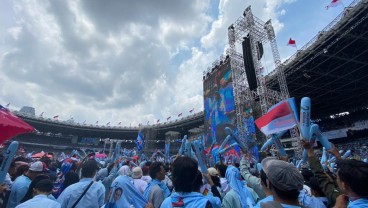 Kampanye Akbar, Prabowo: Ada 600.000 Pendukung yang Hadir di GBK Hari ini