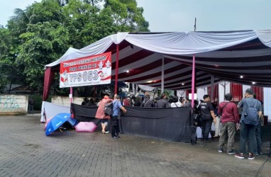 Warga Mulai Datangi TPS Megawati Nyoblos di Kebagusan