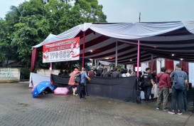 Warga Mulai Datangi TPS Megawati Nyoblos di Kebagusan
