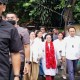 Megawati Didampingi Puan dan Prananda Prabowo Nyoblos di TPS 053 Kebagusan