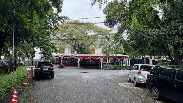 Jelang Quick Count Pilpres 2024, Begini Suasana Rumah Prabowo di Kartanegara