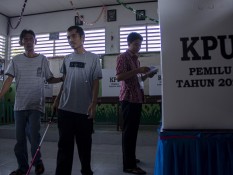 Disabilitas Netra di Padang Gunakan Hak Suara pada Pemilu 2024