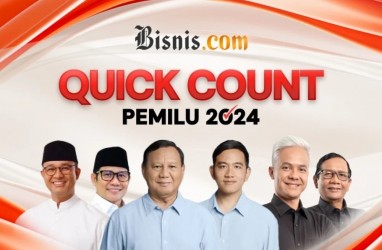Hasil Quick Count Pilpres 2024 dari Indikator: Prabowo-Gibran Unggul 59,63% per 15.00 WIB