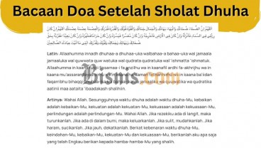Doa Setelah Sholat Dhuha Sesuai Sunah, Lengkap dengan Artinya