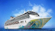 Siap-siap Liburan, Kapal Pesiar Resorts World Cruises Merapat di Jakarta