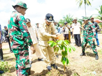 Program TNI Manunggal Membangun Desa Dihidupkan Kembali di Musi Banyuasin