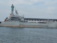 Eks Kapal Perang KRI Teluk Sampit 515 Dilelang Rp4,69 Miliar
