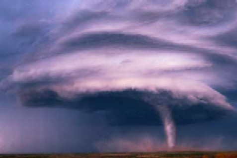 Ilustrasi angin Tornado