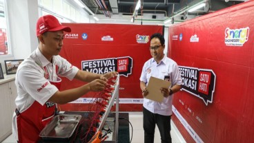 Festival Vokasi Satu Hati dari AHM, Berikan Materi Motor Listrik