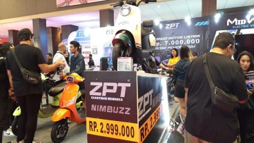 Harga Motor Listrik Termurah di IIMS 2024, ZPT Nimbuzz Dibanderol Rp3 Juta