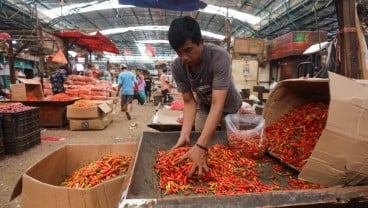 Dibuka Usai Lebaran, Progres Pembangunan Pasar Induk Pekanbaru Sudah 75%