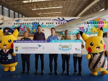 Cek Jadwal Keberangkatan Pesawat Pikachu Garuda di Sini