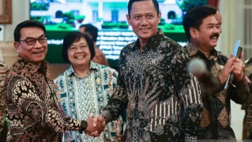 Potret Akrab AHY dan Moeldoko Saat Hadir di Sidang Kabinet Jokowi