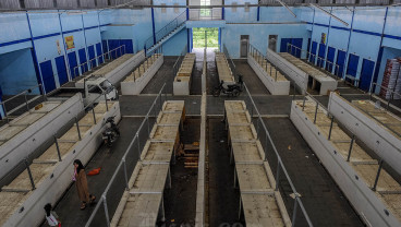 Pasar Tradisional Dengan Anggaran Rp8,6 Miliar Terbengkalai