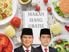 Jokowi Bantah Rapat Kabinet Bahas Program Makan Siang Gratis Prabowo